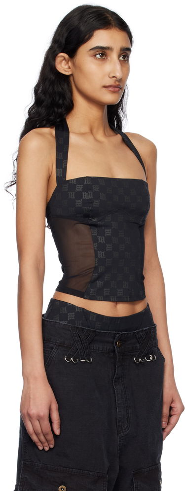 Потник MISBHV MISBHV Halter Neck Shape Up Tank Top Черно | 250W107, 1
