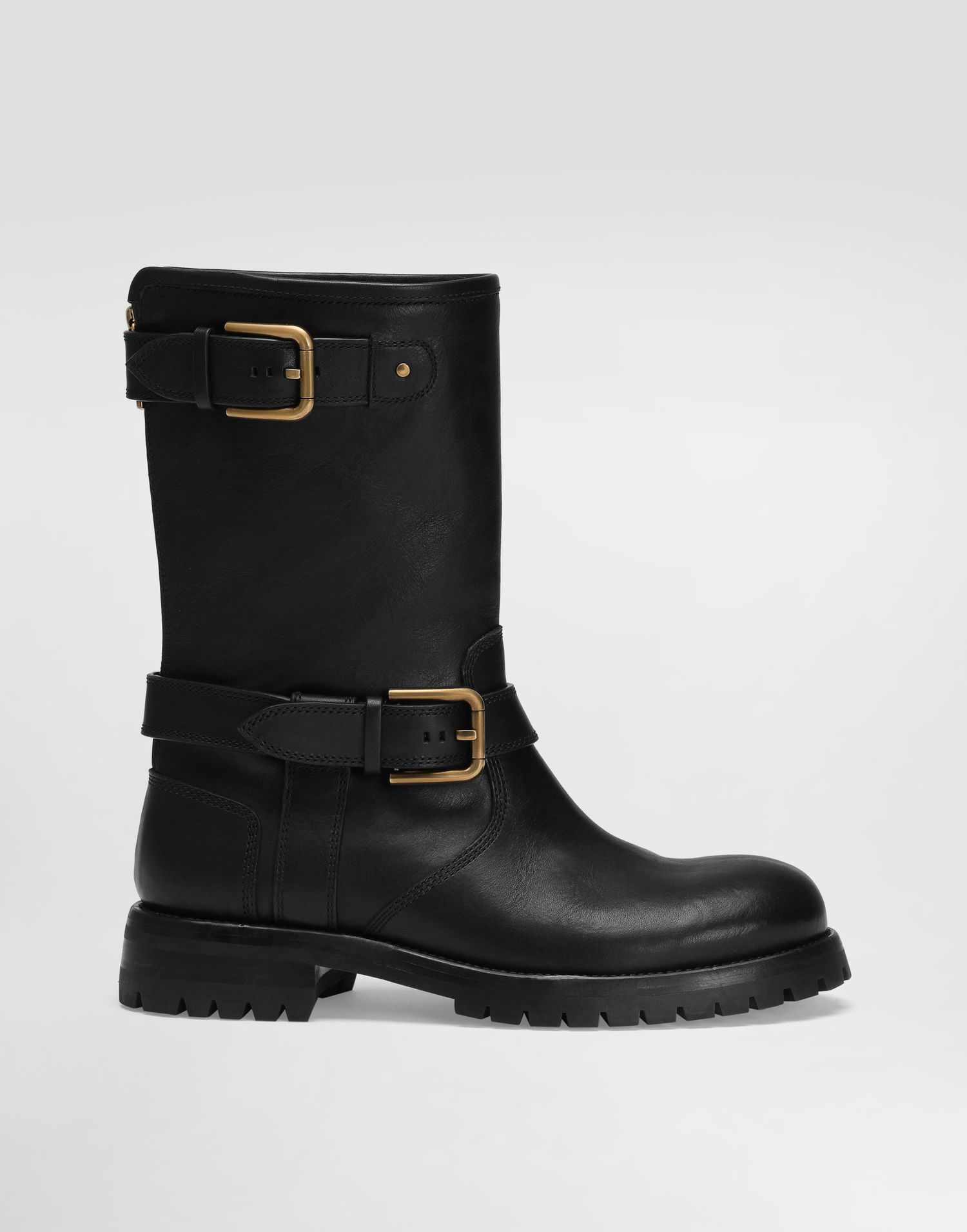 Аксесоари Dolce & Gabbana Dolce & Gabbana Calfskin Biker Boots Черно | CT1081AW35280999, 0
