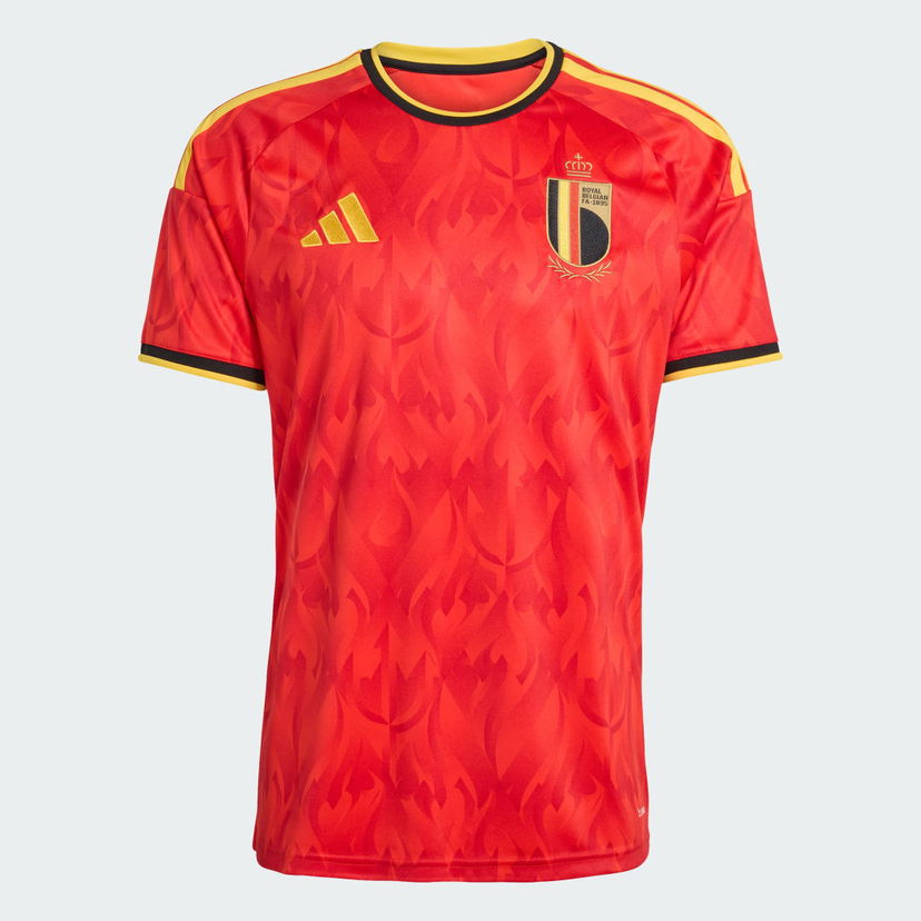 Фланелка adidas Performance Belgium Flame Pattern Home Football Jersey Червено | JM8381