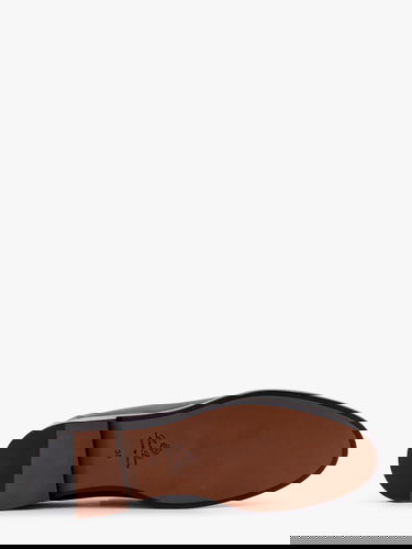 Кецове и обувки Loro Piana Black Leather Loafers Черно | FAP54288000, 3