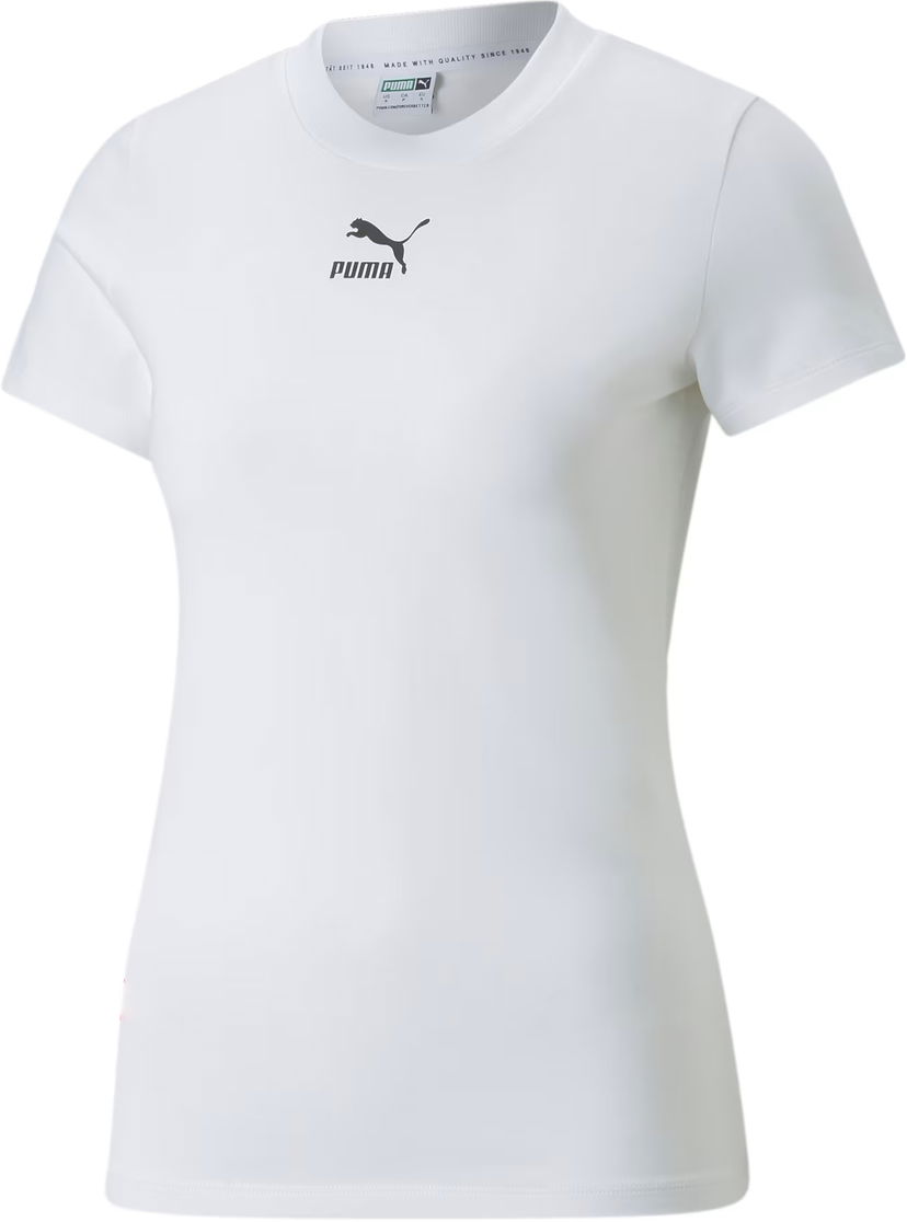 Тениска Puma Classics Slim T-Shirt Бяло | 535610-002