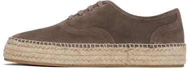 Облекло JW Anderson JW Anderson Lace-Front Platform Espadrilles Сиво | SE0031-LA0240, 2