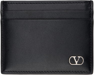 Портфейл Valentino Valentino Garavani VLogo Signature Card Holder Черно | 6Y2P0V09WVF, 0