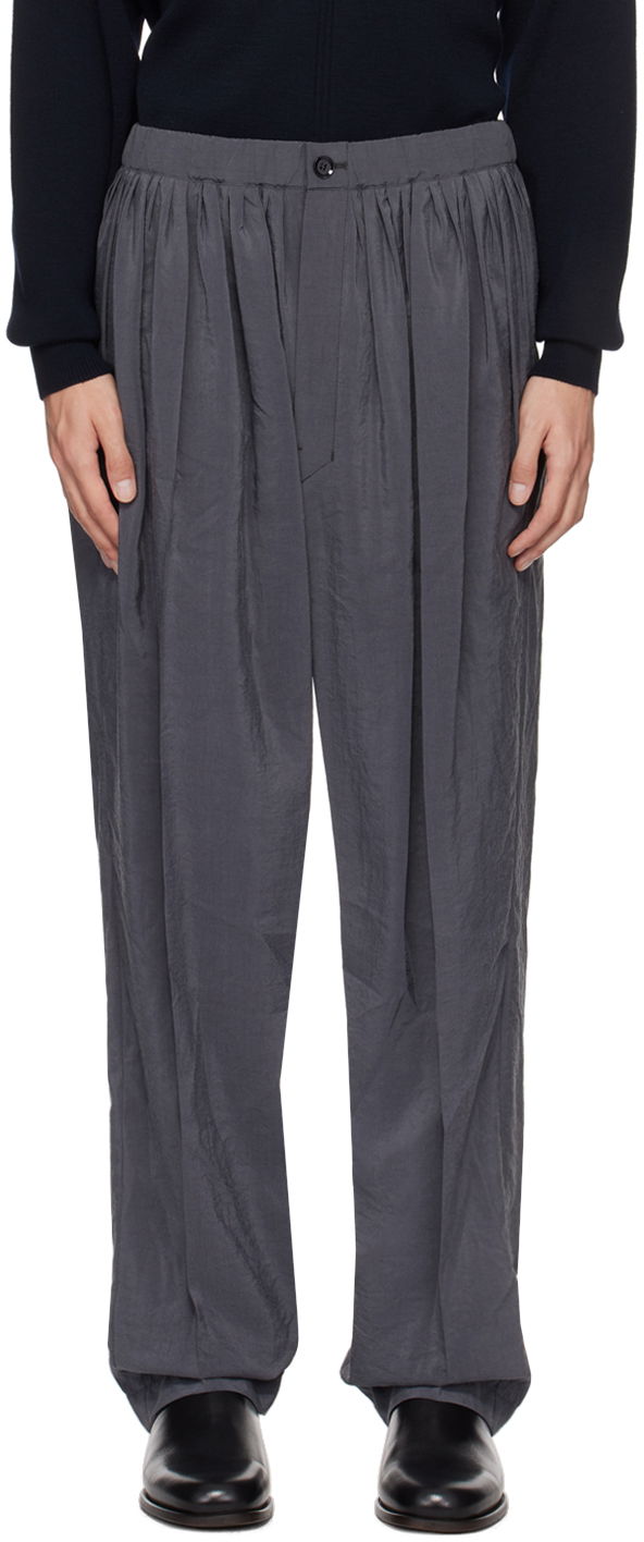 Панталони LEMAIRE Lemaire Relaxed Trousers Сиво | PA1079 LF208