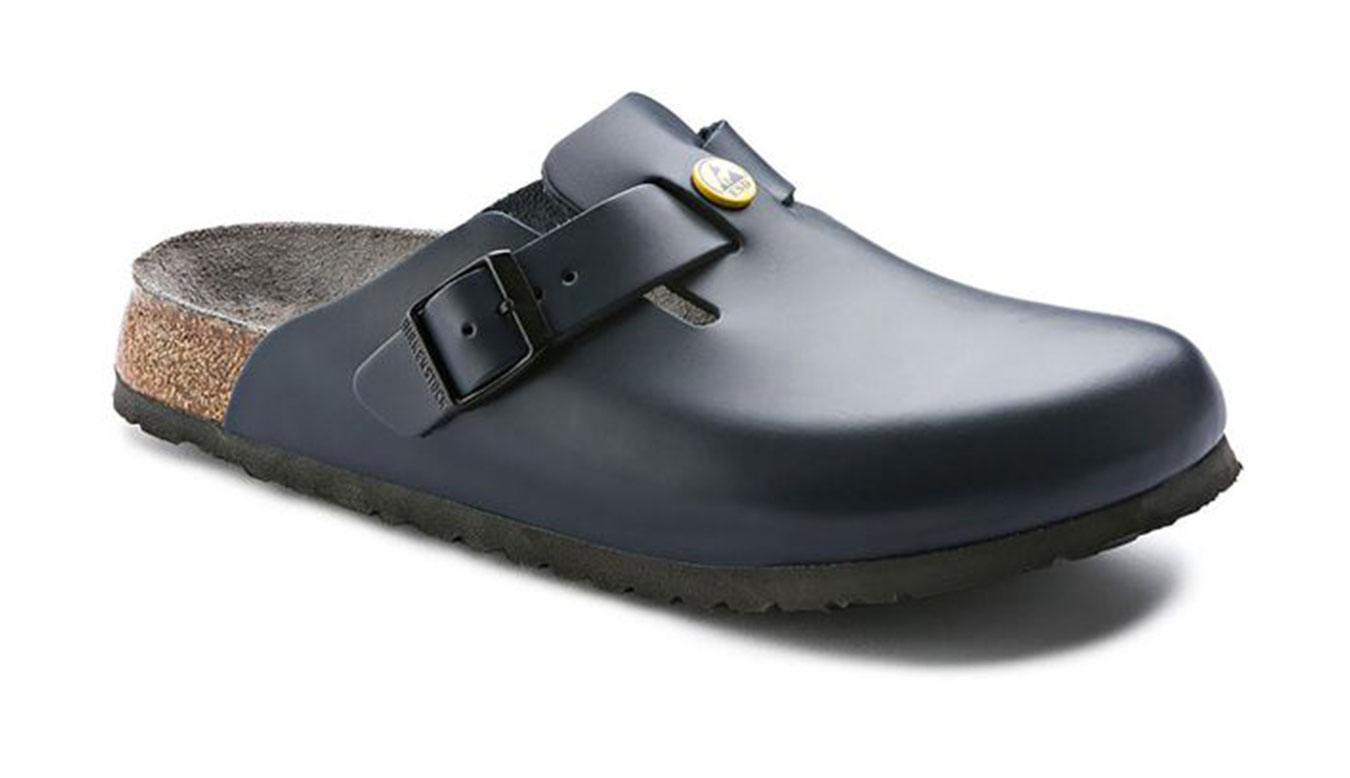 Кецове и обувки Birkenstock Boston ESD Natural Leather Narrow Fit Черно | 61388, 0