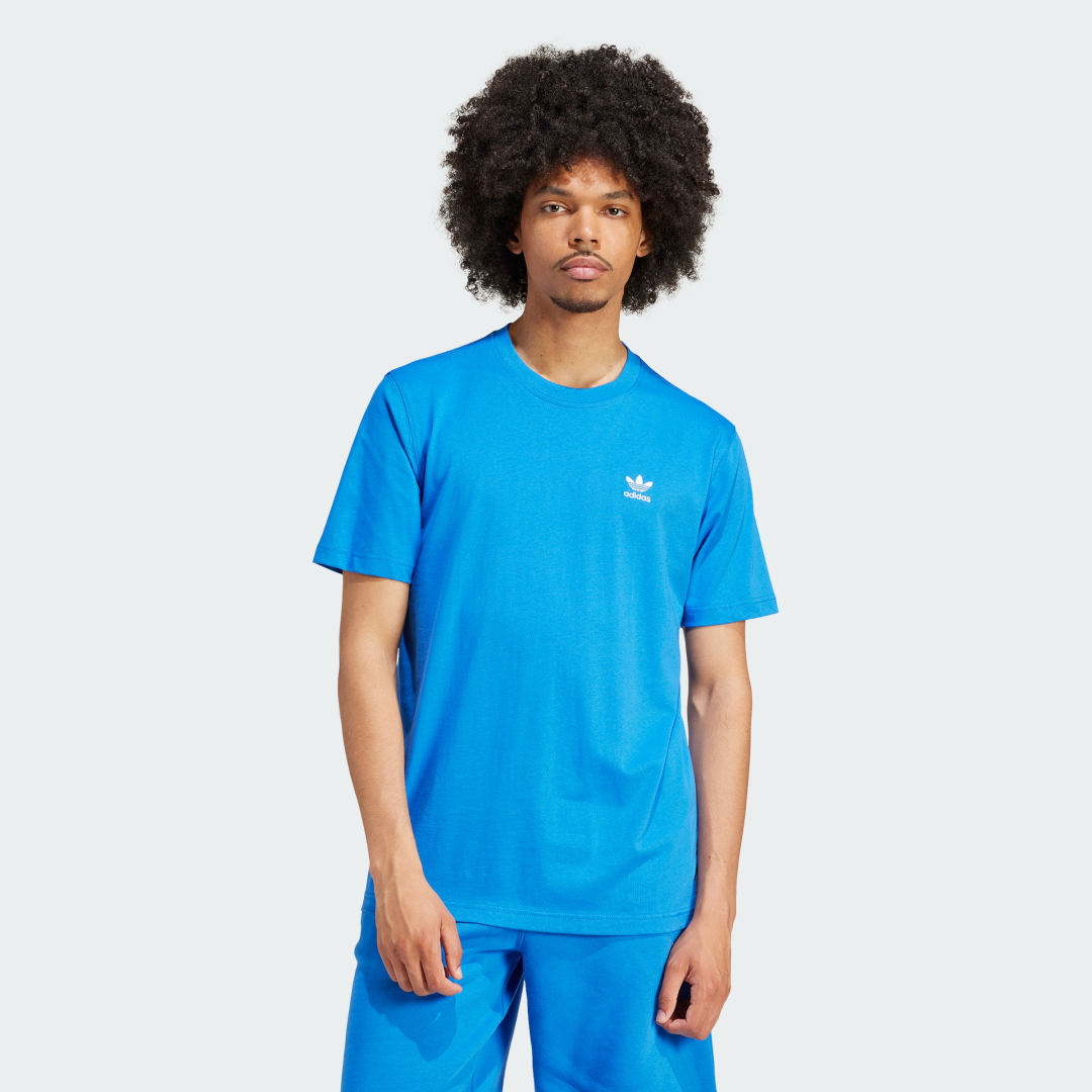 Тениска adidas Originals Trefoil Essentials Синьо | IR9687, 0