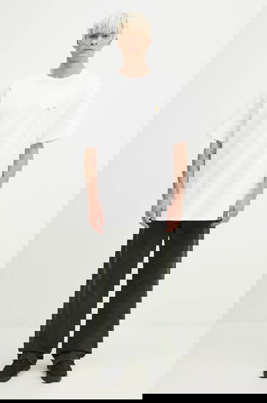 Тениска Carhartt WIP Chase T-Shirt Бяло | I026391.WHITE.GOLD, 4