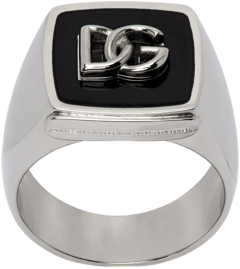 Пръстен Dolce & Gabbana Silver 'DG' Ring Металик | WRN5B2W1111