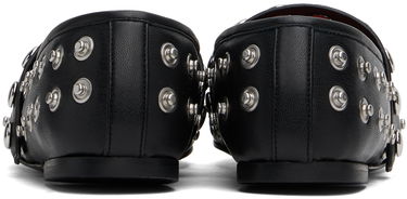 Кецове и обувки Stella McCartney Stella McCartney Ryder Popper-Studded Ballerina Flats Черно | 810473W1IL0, 1