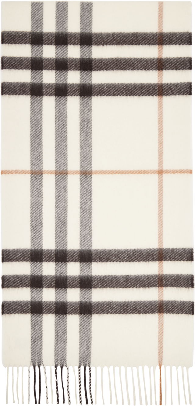 Burberry Check Cashmere Scarf