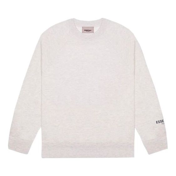 Пуловер Fear of God Essentials Core Crew Neck Sweatshirt Бяло | 0192250500224367