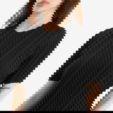 Тениска Pleats Please Issey Miyake Issey Miyake Rib Knit T-Shirt Черно | PP56KK852-15, 5