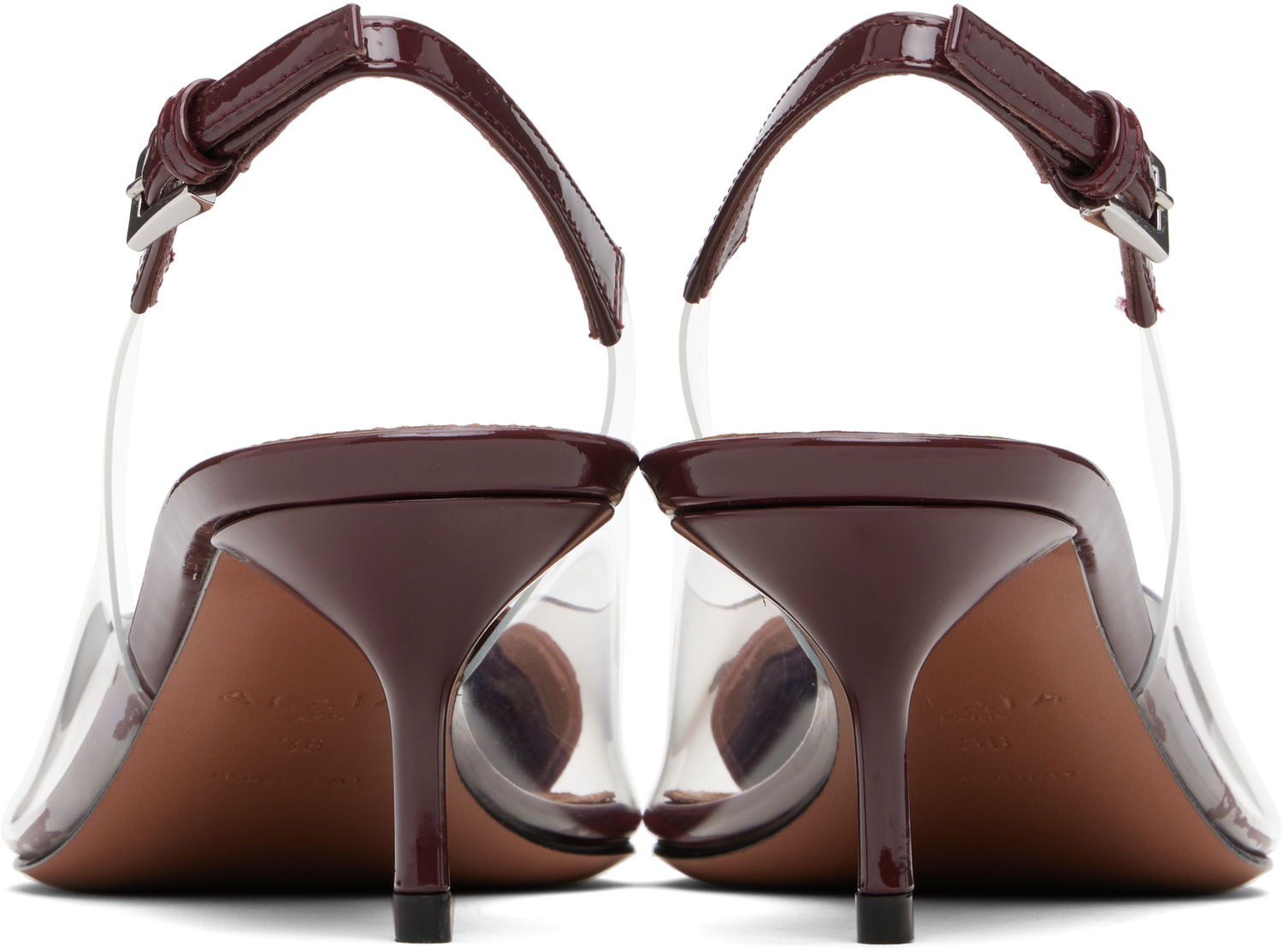 Кецове и обувки Alaïa Heart Slingback Pumps Черно | AA3E057CK150, 1