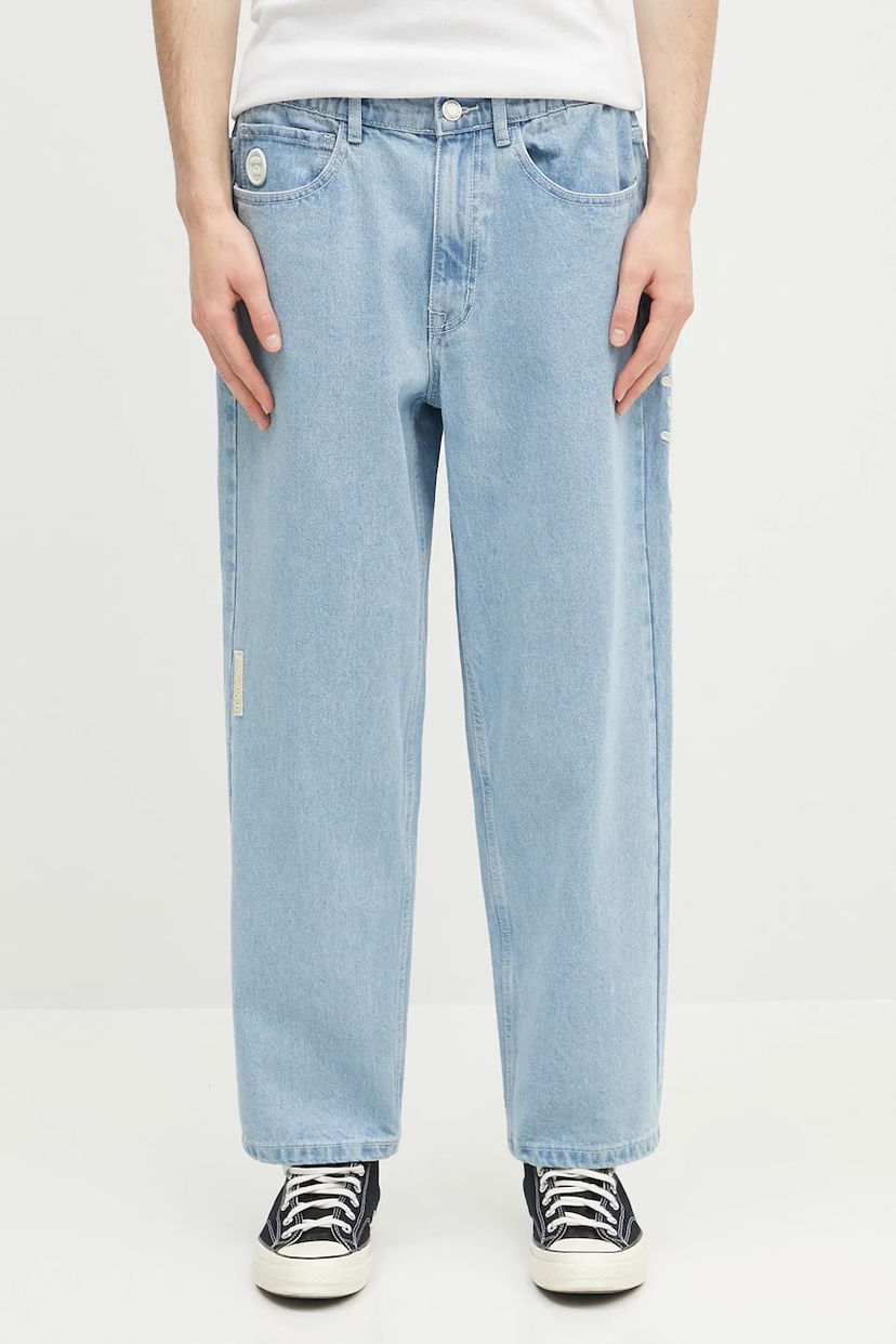 Дънки AAPE by A Bathing Ape AAPE Now Loose Fit Jeans Синьо | AAPPTMB662XBO
