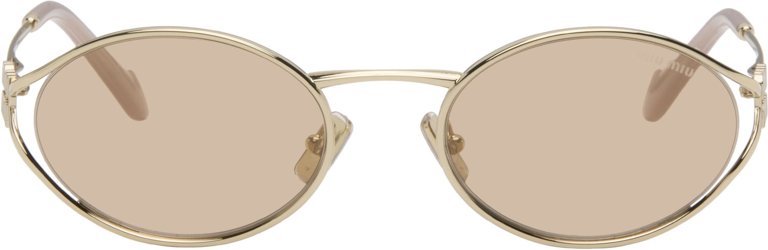 Слънчеви очила Miu Miu Round Metal-Frame Sunglasses Металик | 0MU 52YS 8056262087244, 0