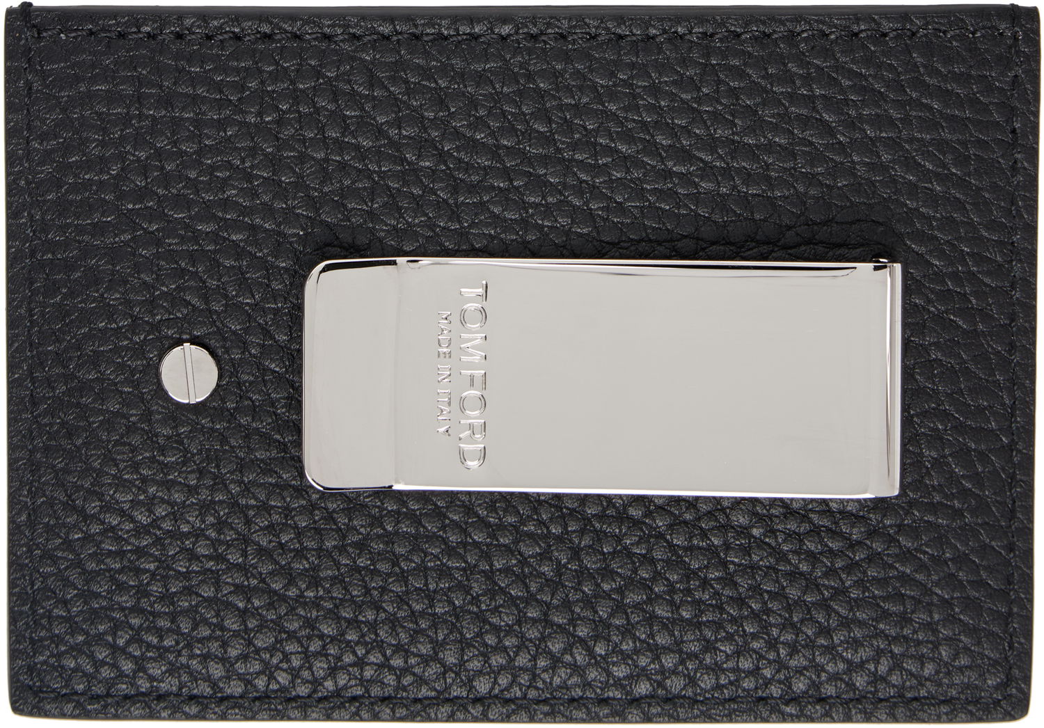 Портфейл Tom Ford Leather Money Clip Card Holder Черно | Y0341-LCL158S, 1