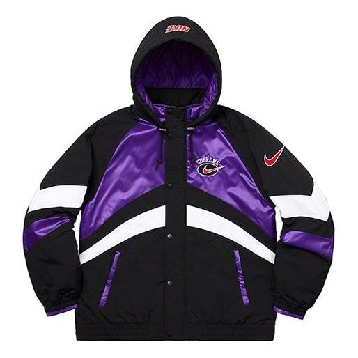 Яке бомбър Supreme Hooded Sports Jacket Лилаво | SUP-SS19-10139
