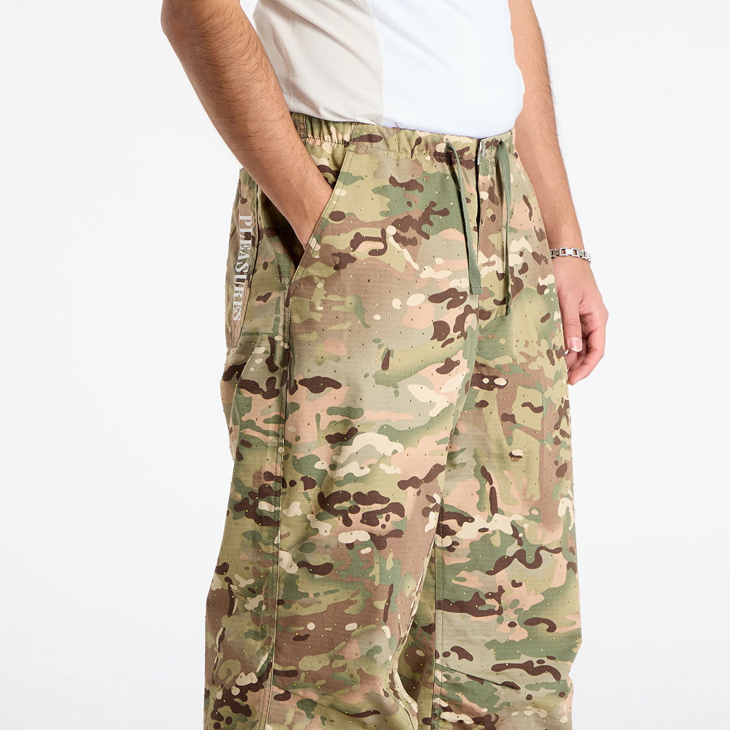 Панталони Pleasures Gem Camo Wide Pants Многоцветен | P25F051-CAMO, 1