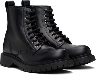 Кецове и обувки Givenchy Givenchy Chunky-Sole Lace-Up Boots Черно | BH604VH1WC001, 3