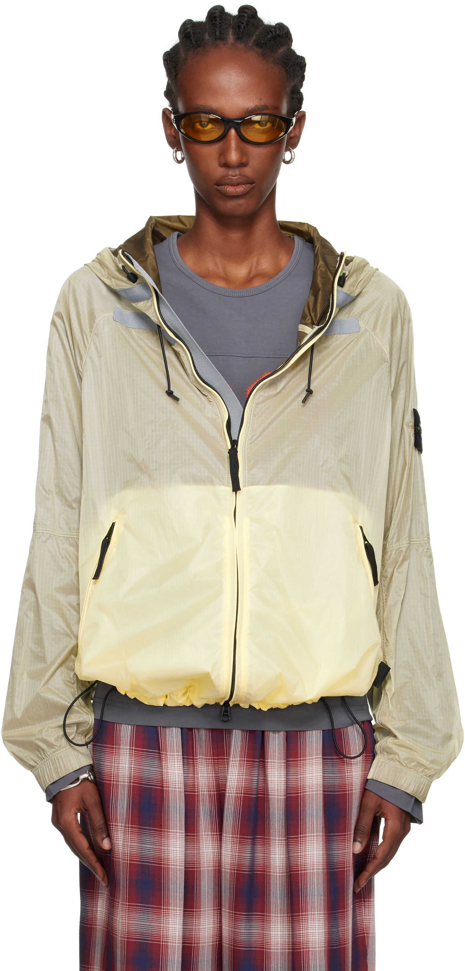 Яке Stone Island Stone Island Ripstop Light HT Nylon Jacket Жълто | K2S15 Q100008 S0163, 0