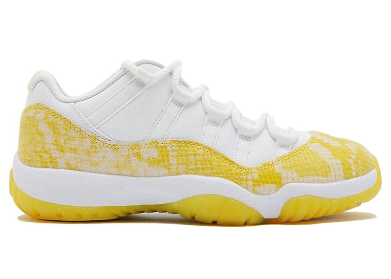 Кецове и обувки Jordan Air Jordan 11 Retro Low Snakeskin (PS) Жълто | 580522-107, 0