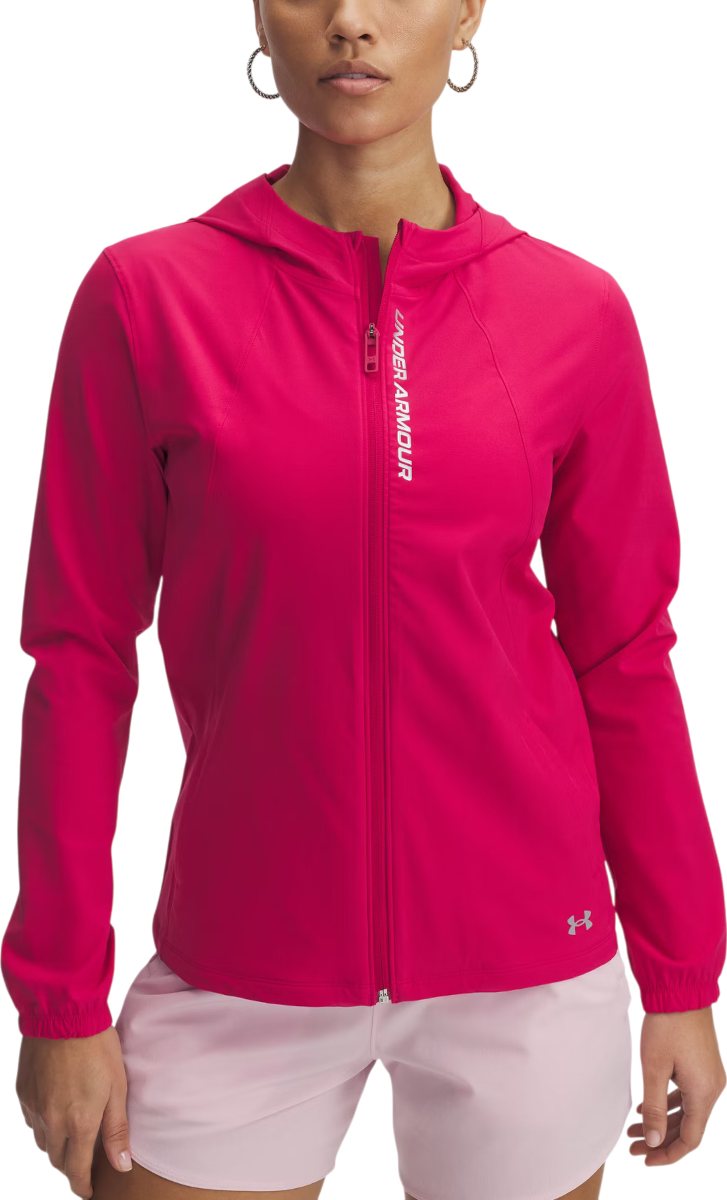 Ветровка Under Armour OutRun the STORM Hooded Jacket Розово | 1377043-681, 0
