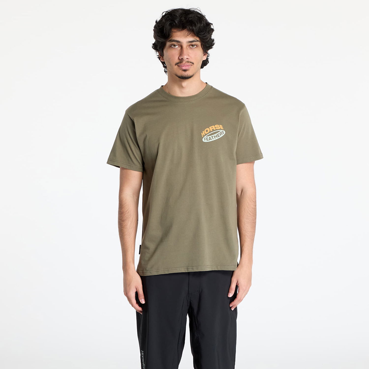 Тениска Horsefeathers Horsefeathers Orbit Tee Зелено | SM1382B, 0