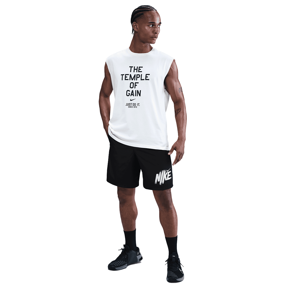 Къси панталони Nike Men's Dri-FIT Form 9" Training Shorts Бяло | HV0384-010, 0