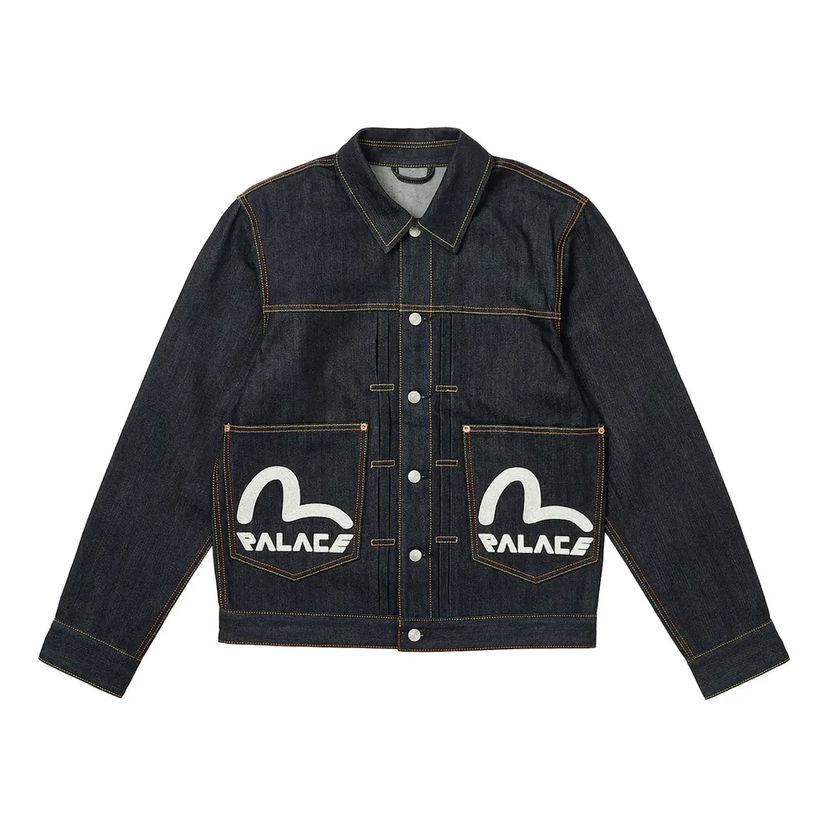 Яке Palace Palace x Evisu Dice Denim Jacket Синьо | 2ESPAM4DJ1147XXDNINDX