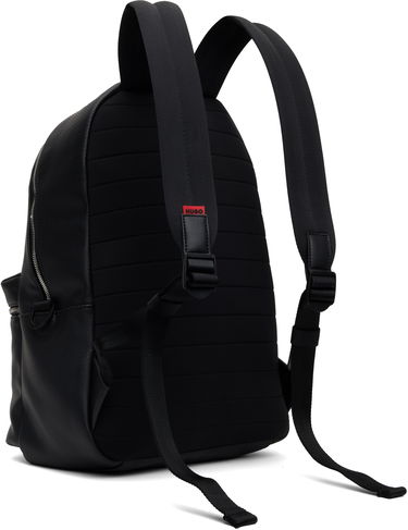 Раница BOSS Hugo Perforated Faux Leather Backpack Черно | 50541907, 2
