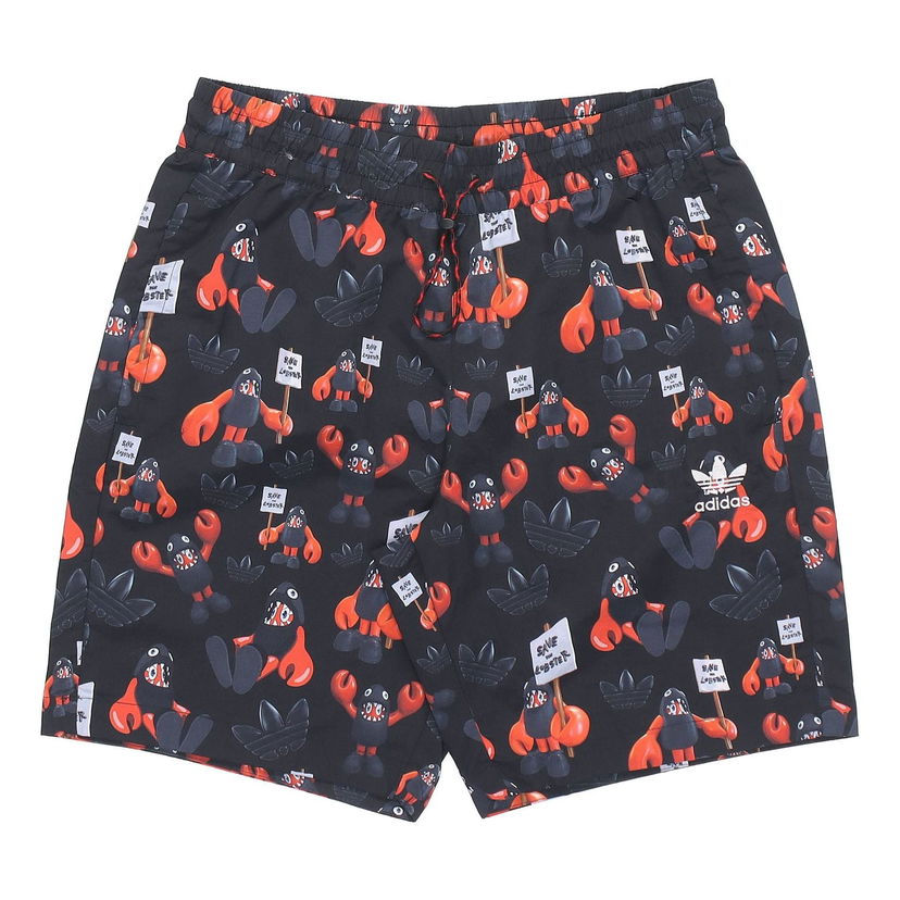 Бански adidas Originals Casual Cozy Shorts Черно | HA4697