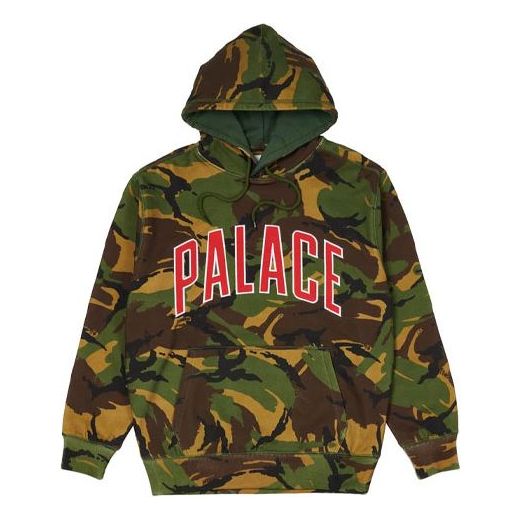 Суитчър Palace Palace Large Logo Camouflage Pocket Hoodie Зелено | P20CS074, 0
