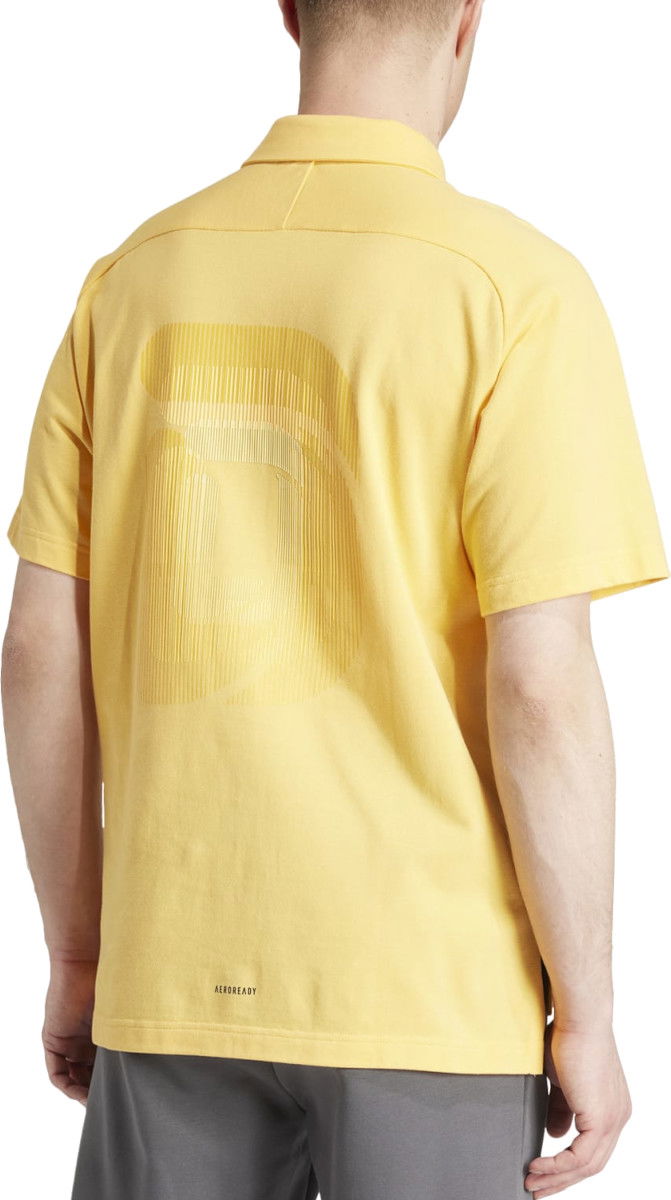 Поло тениска adidas Originals Team Germany Z.N.E. Жълто | iu2726, 1