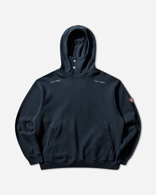 Neck Snap DBL Knit Hoodie