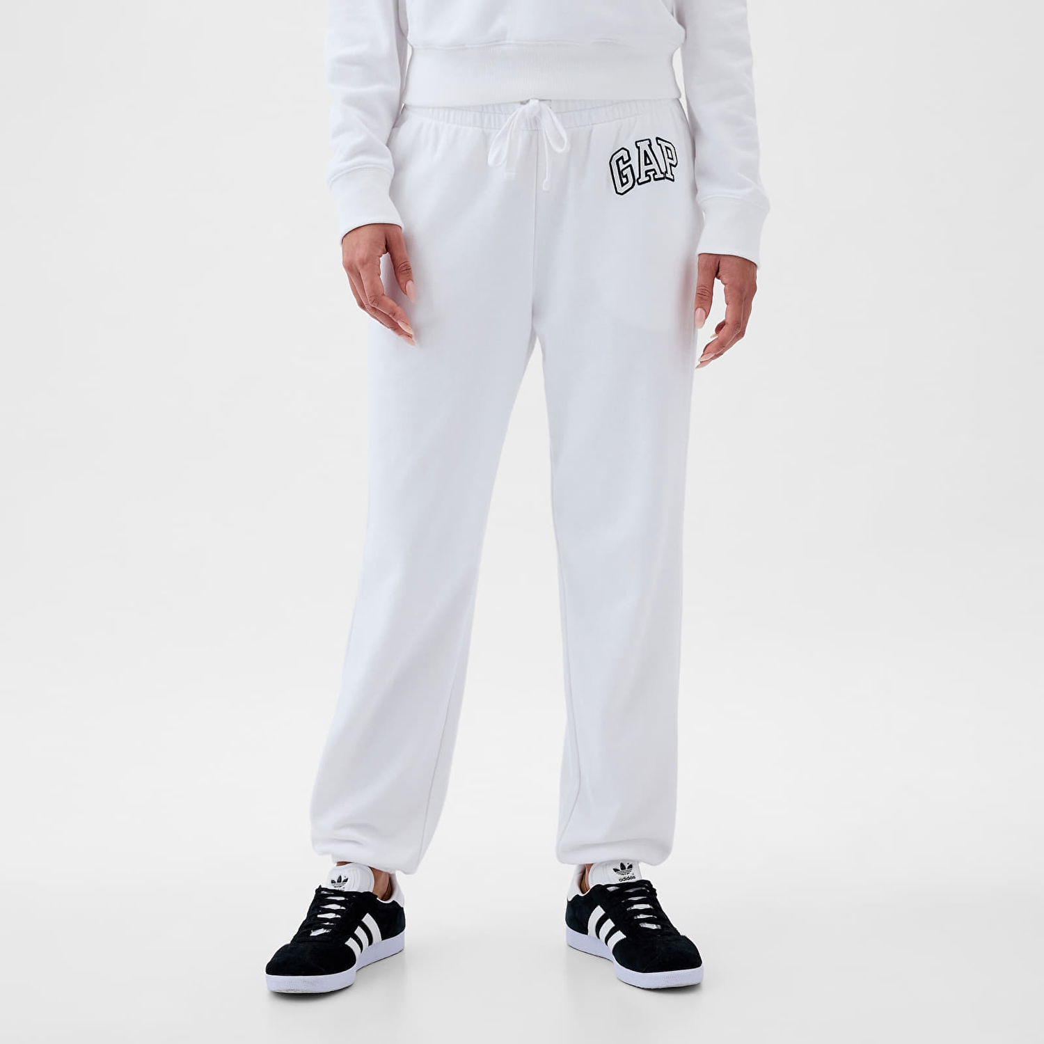 Панталони GAP Logo Joggers Optic White V6 Бяло | 889527-02, 0