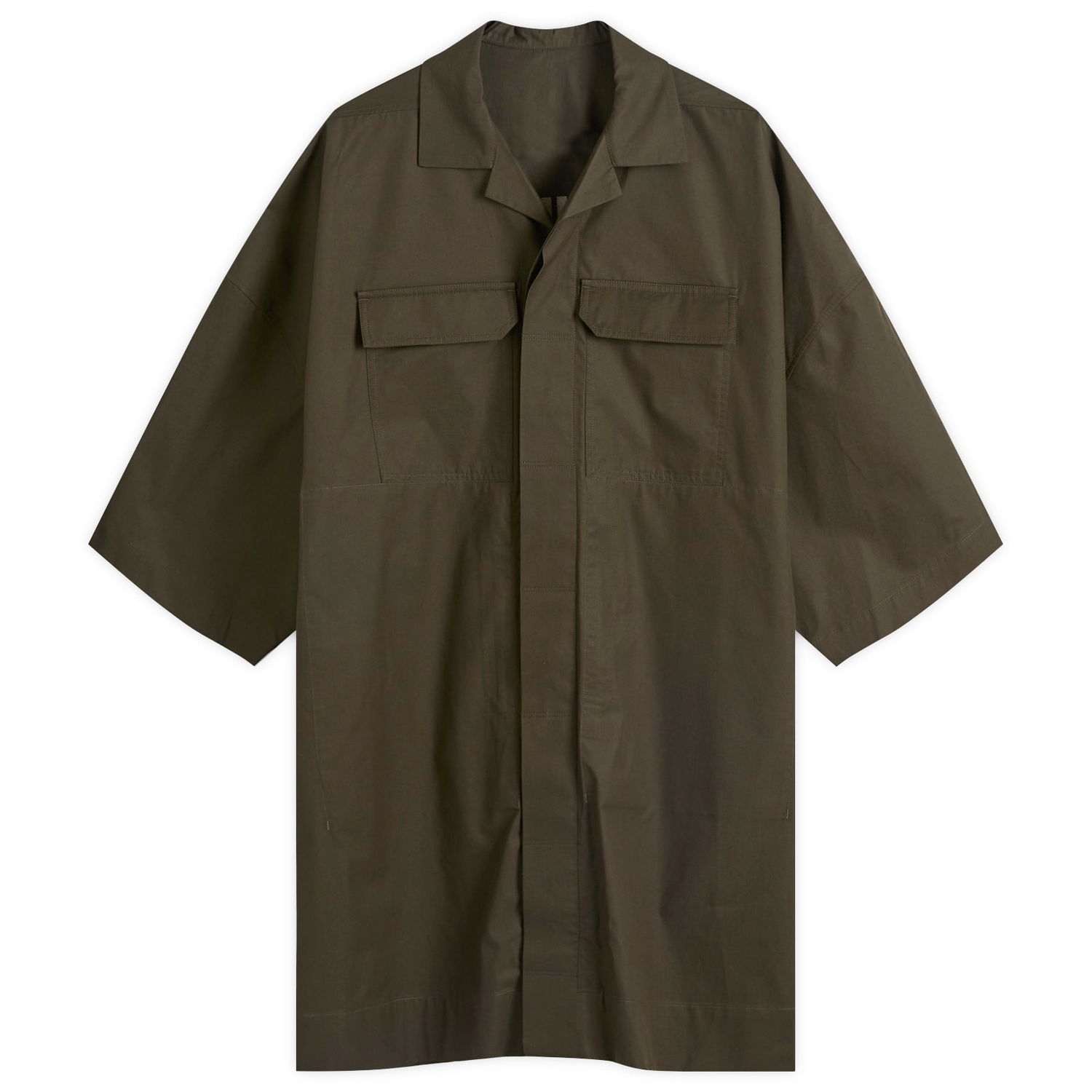 Риза Rick Owens Magnum Tommy Shirt Зелено | RU02D6298-75, 0