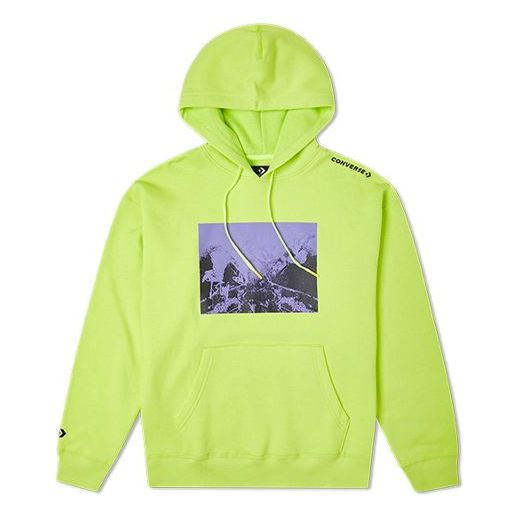 Суитчър Converse Casual Pullover Hoodie Жълто | 10020816-A02