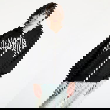 Суитчър Pleasures PLEASURES Twitch Knitted Zip Hoodie Черно | P25SP007 BLACK, 0