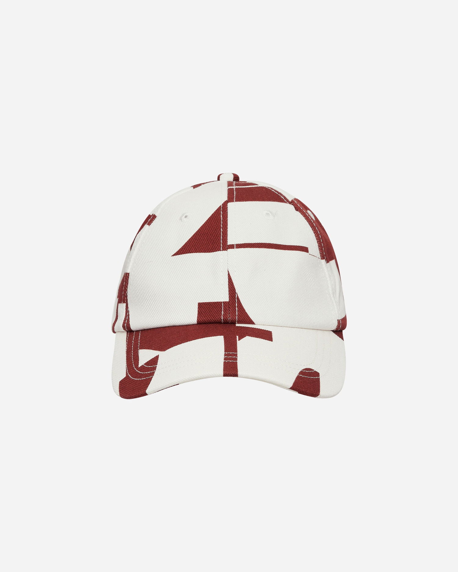 Шапка с козирка Dries Van Noten Printed Cotton Cap Червено | 231-029503-6090 358, 1