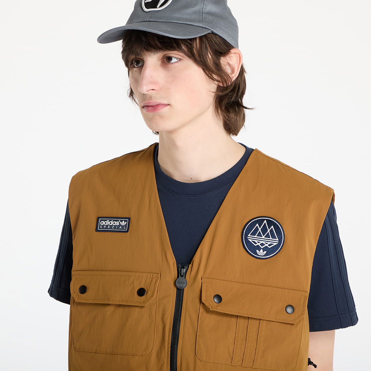 Жилетка adidas Originals Wardour SPZL Vest Кафяво | JY0611, 1