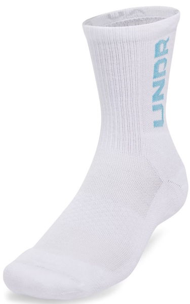 Чорапи Under Armour UA 3-Maker 3pk Mid-Crew Socks Бяло | 1373084-103, 1