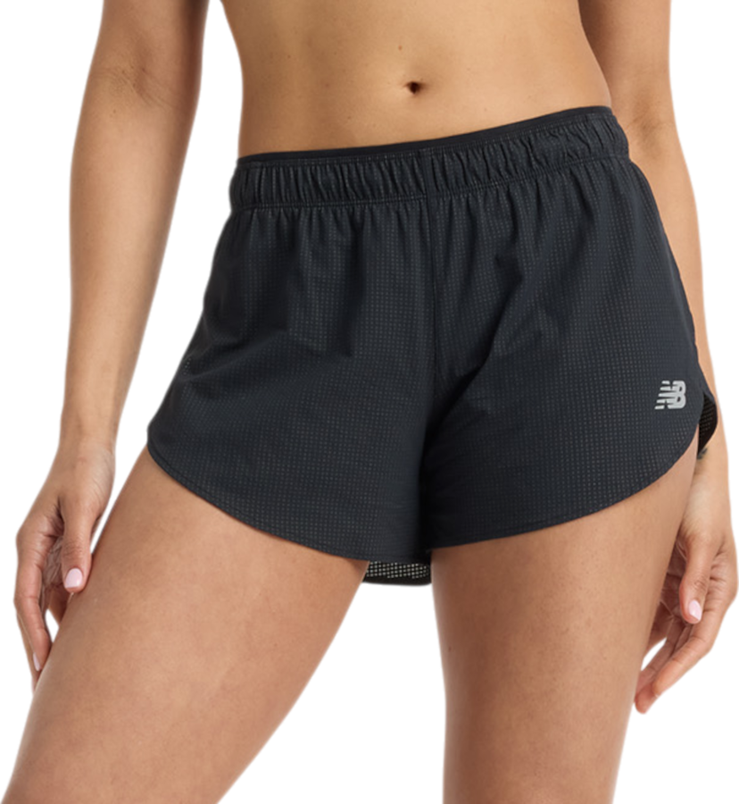 Къси панталони New Balance RC Ultra Light Split Short 3" Черно | ws51288-bk
