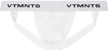 боди VETEMENTS Logo-Woven Jockstrap Бяло | VL22UN400W, 1