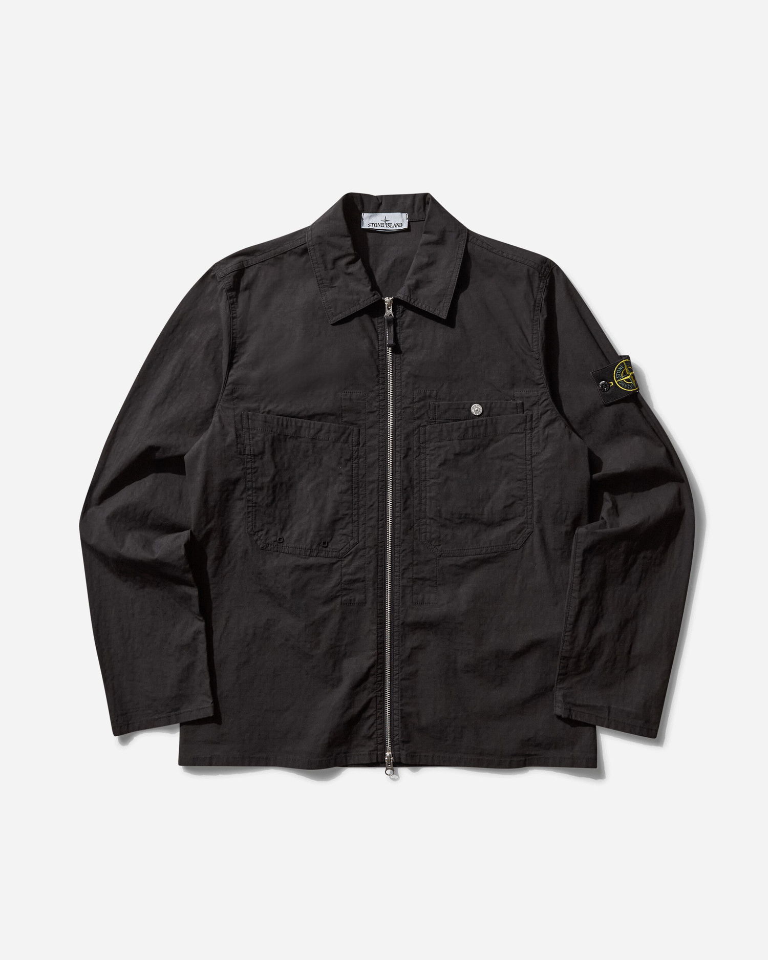 Риза Stone Island Stretch Ripstop-TC Overshirt Черно | K1S15-1200012-S0063 V0029, 0