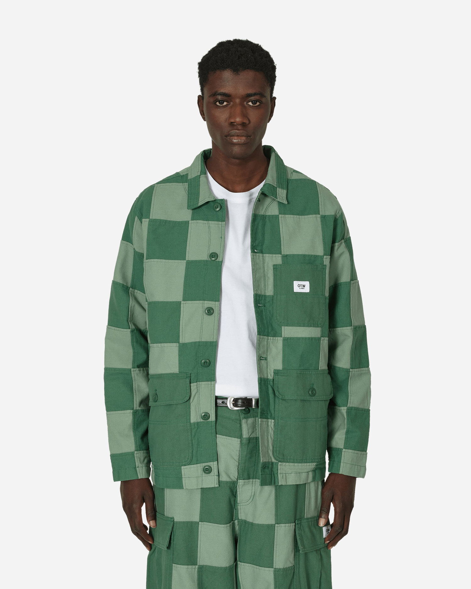 Суитчър Vans Patchwork Drill Chore Coat Myrtle Зелено | VN000GBSV1D1, 0