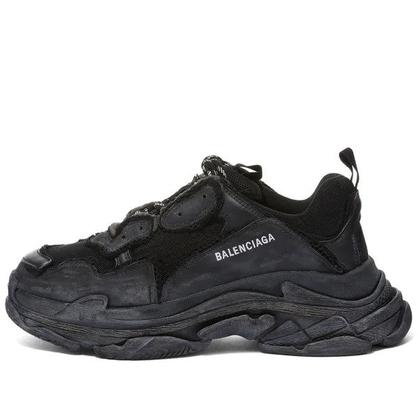 Кецове и обувки Balenciaga DIY Triple S Sneaker Черно | 534217-W3CS1-1000, 0