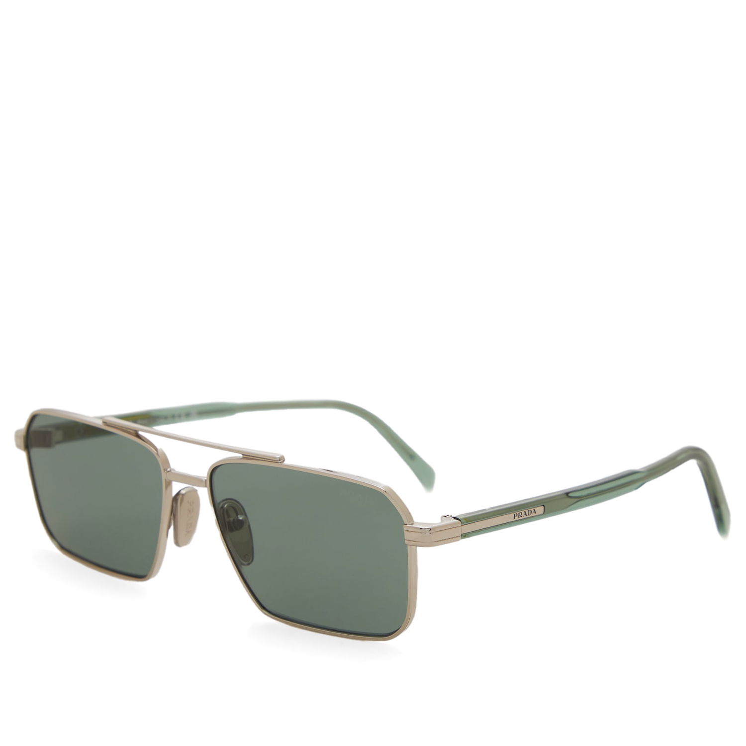 Слънчеви очила Prada Square Sunglasses Зелено | 0PR-A57S-58-1BC10G, 0