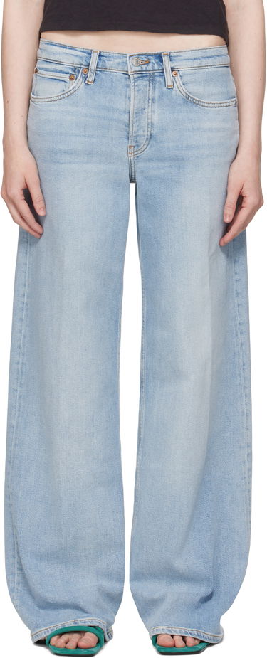 Дънки RE/DONE Re/Done Comfort Mid Rise Wide Leg Jeans Синьо | 190-03WMRWDLG, 0
