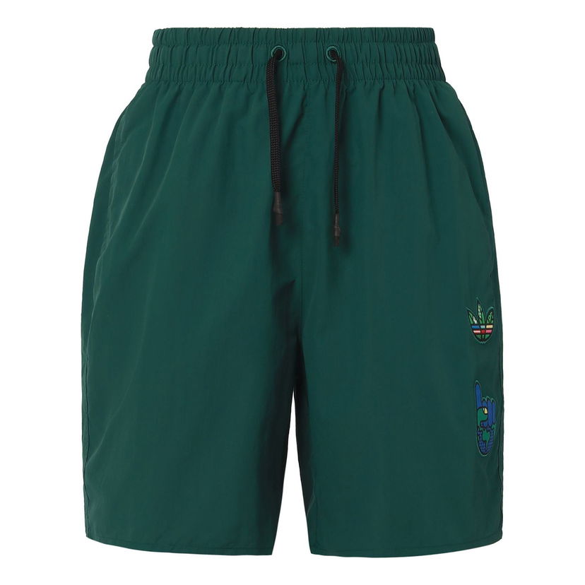 Бански adidas Originals Artist Pocket Drawstring Shorts Зелено | HA4687