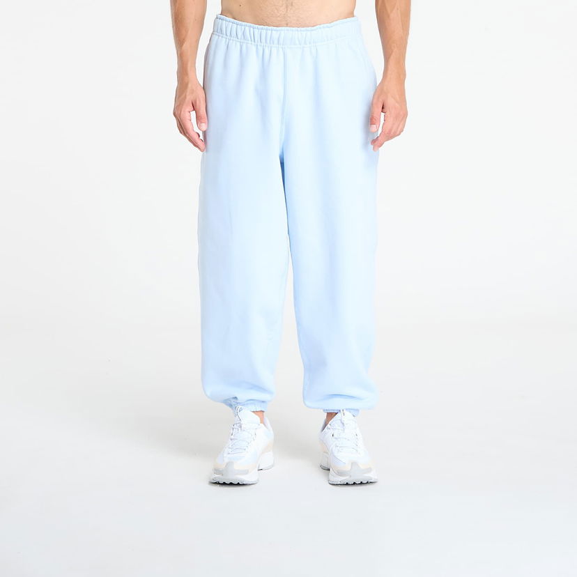Спортни панталони Nike Solo Swoosh Cuffed Fleece Pants Синьо | HV1088-441